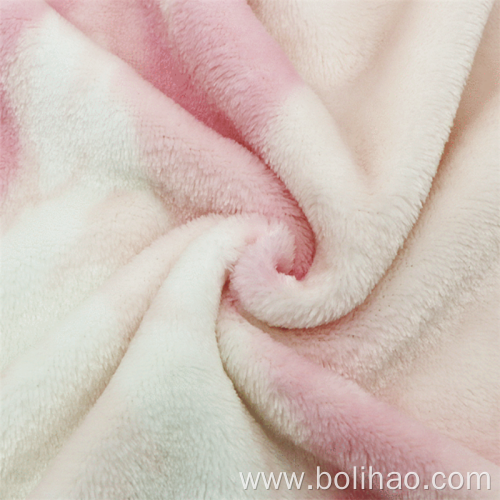 100% Polyester Printed Flannel Fleece Fabric